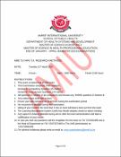 HPE 714: Research Methods (January/April 2023)